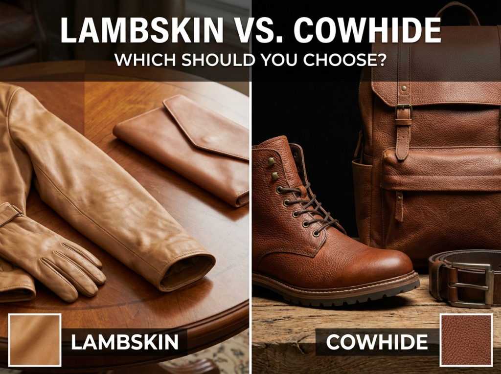 Lambskin vs. Cowhide: Which Leather Should You Choose? 2 Lambskin vs. Cowhide: Which Leather Should You Choose?