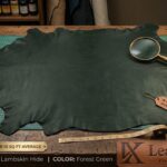M1 Lamb skin Grade A 8 10 SQF average Green color