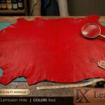 M1 Lamb skin Grade A 8 10 SQF average Red color